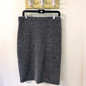 Banana Republic tweed gray pencil skirt